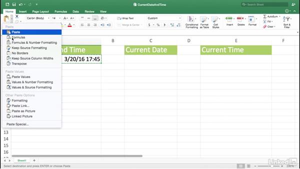 current excel for mac